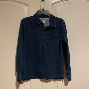 Gymboree Dark Blue Kids Long Sleeve Polo Shirt